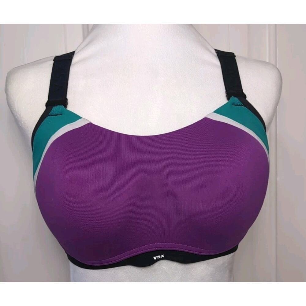 Victorias Secret Sport 34DD Womens Multicolor Underwired Bra Adjustable(1006)